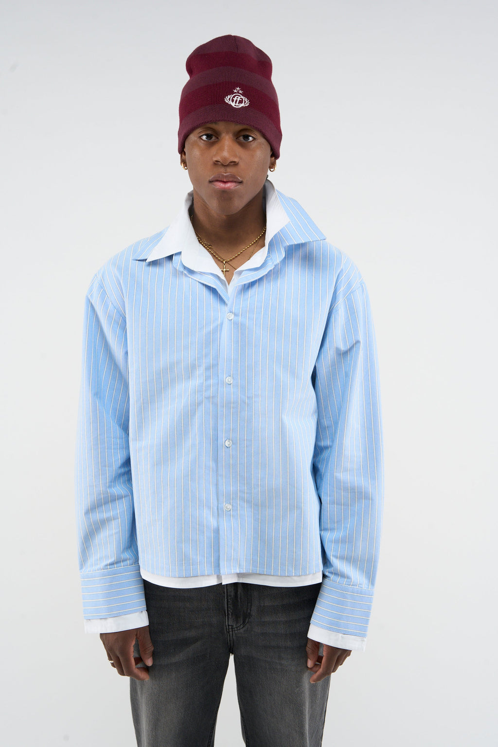 Korean Blue Shirt