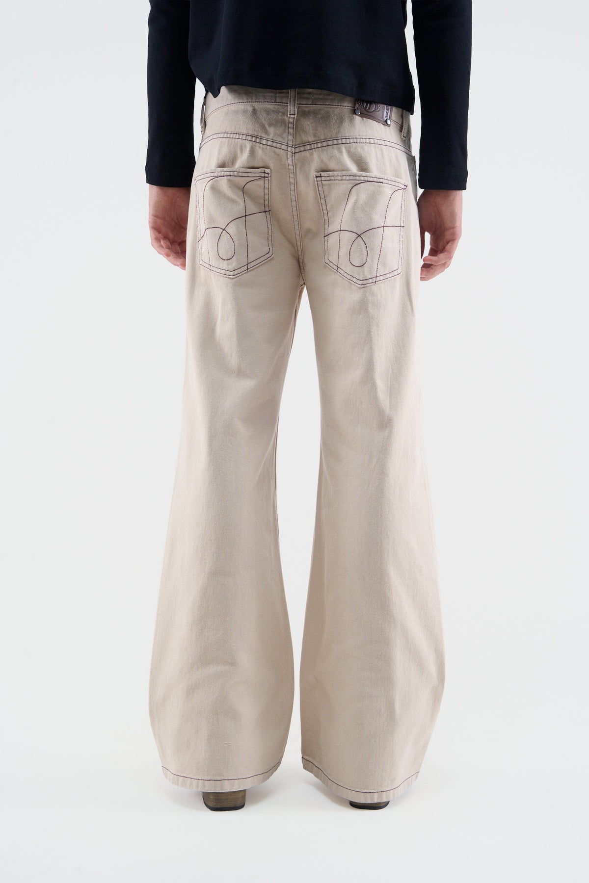 New Flared Ecru Pants