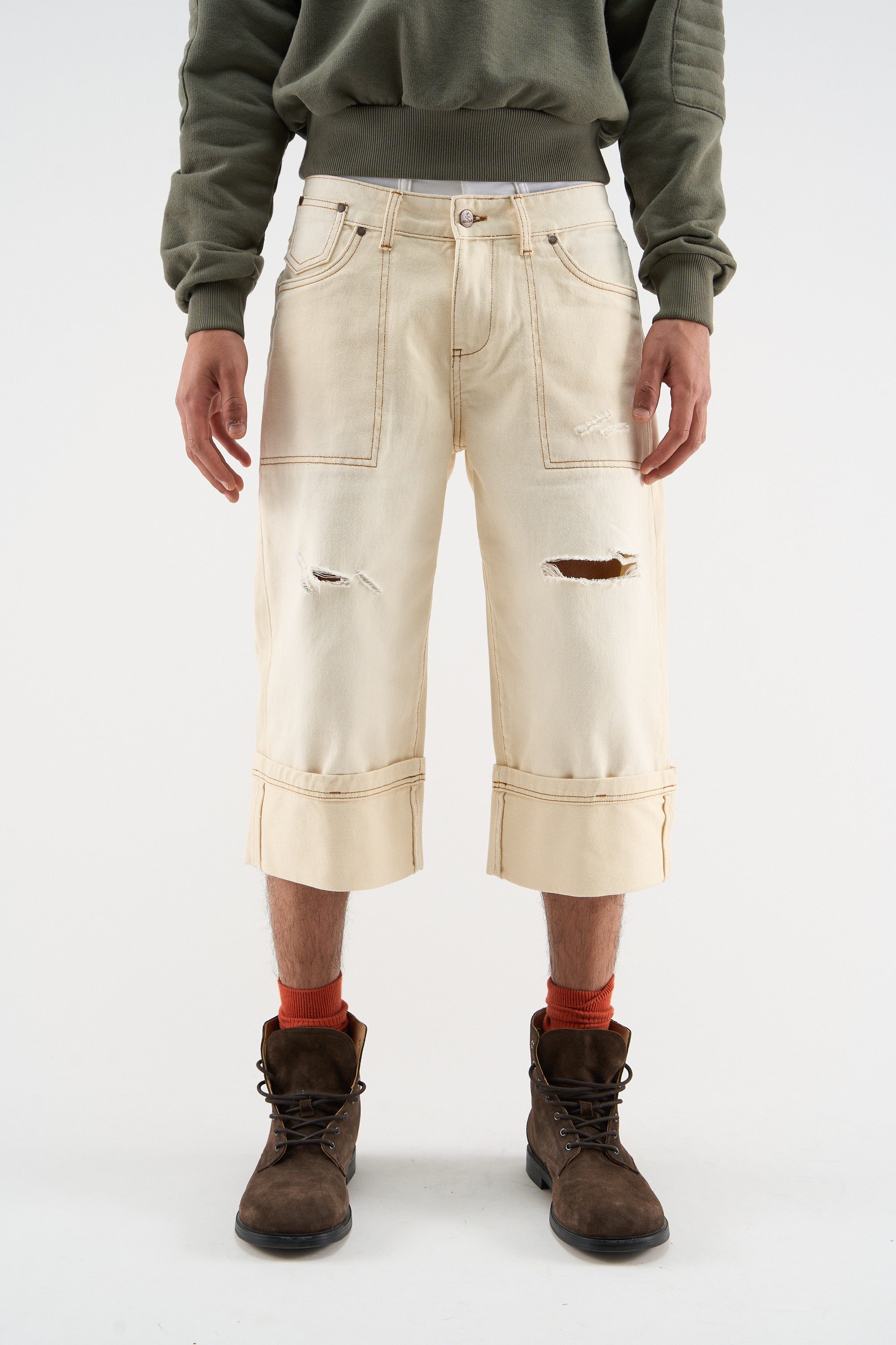 Capri Ecru Pants