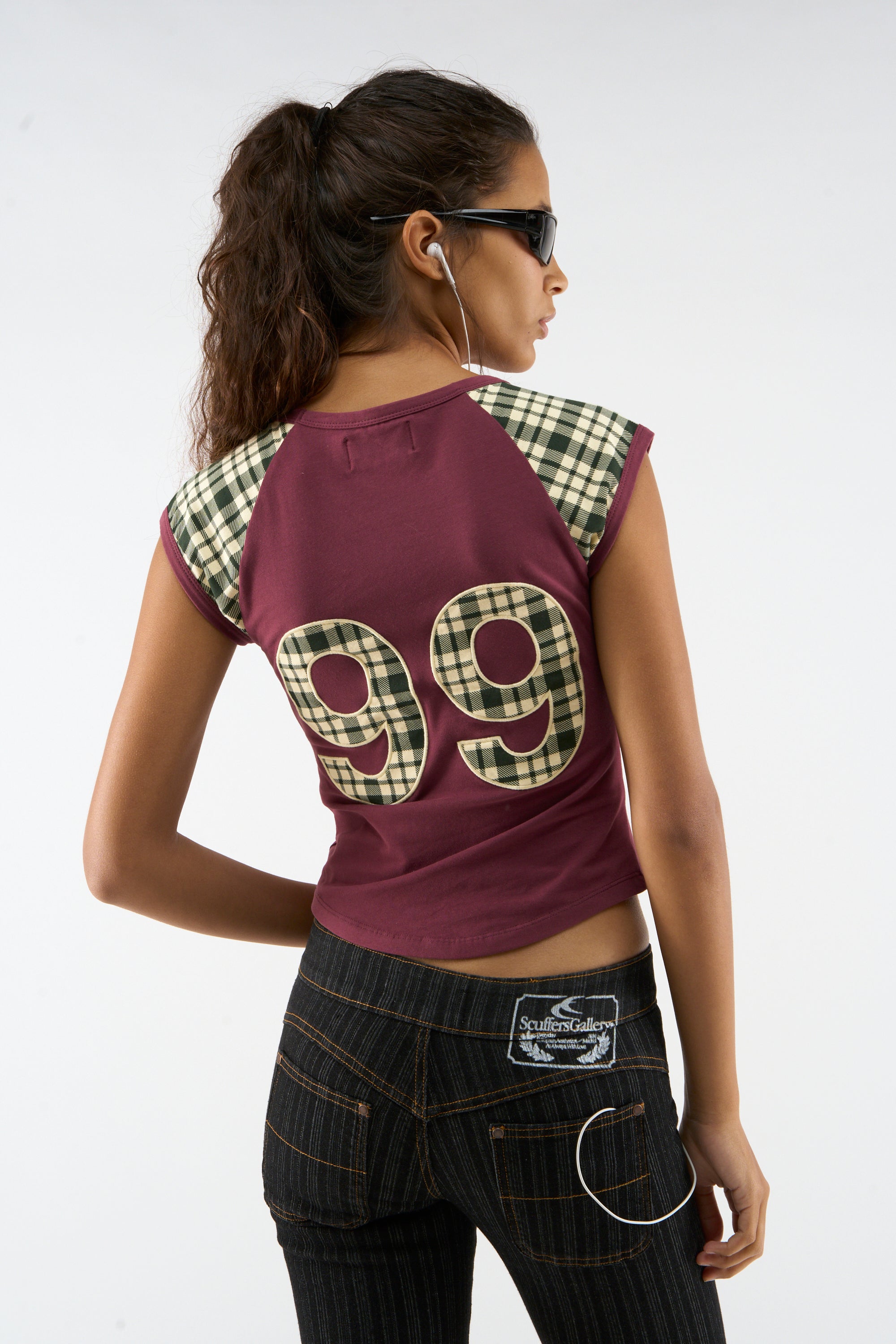 Nina Burgundy Top