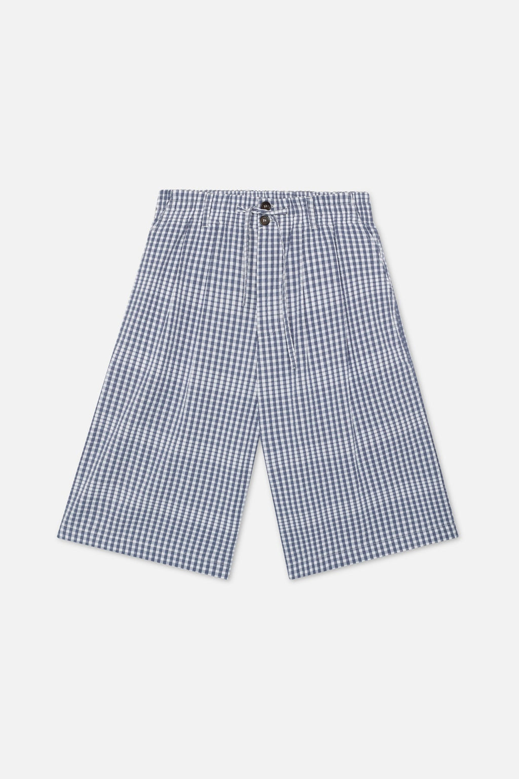 Donguan Blue Checkered Jorts