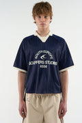 Rising Navy Football T-Shirt