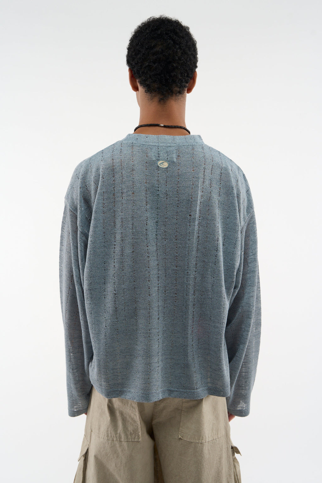 Abar Blue Knit Longsleeve