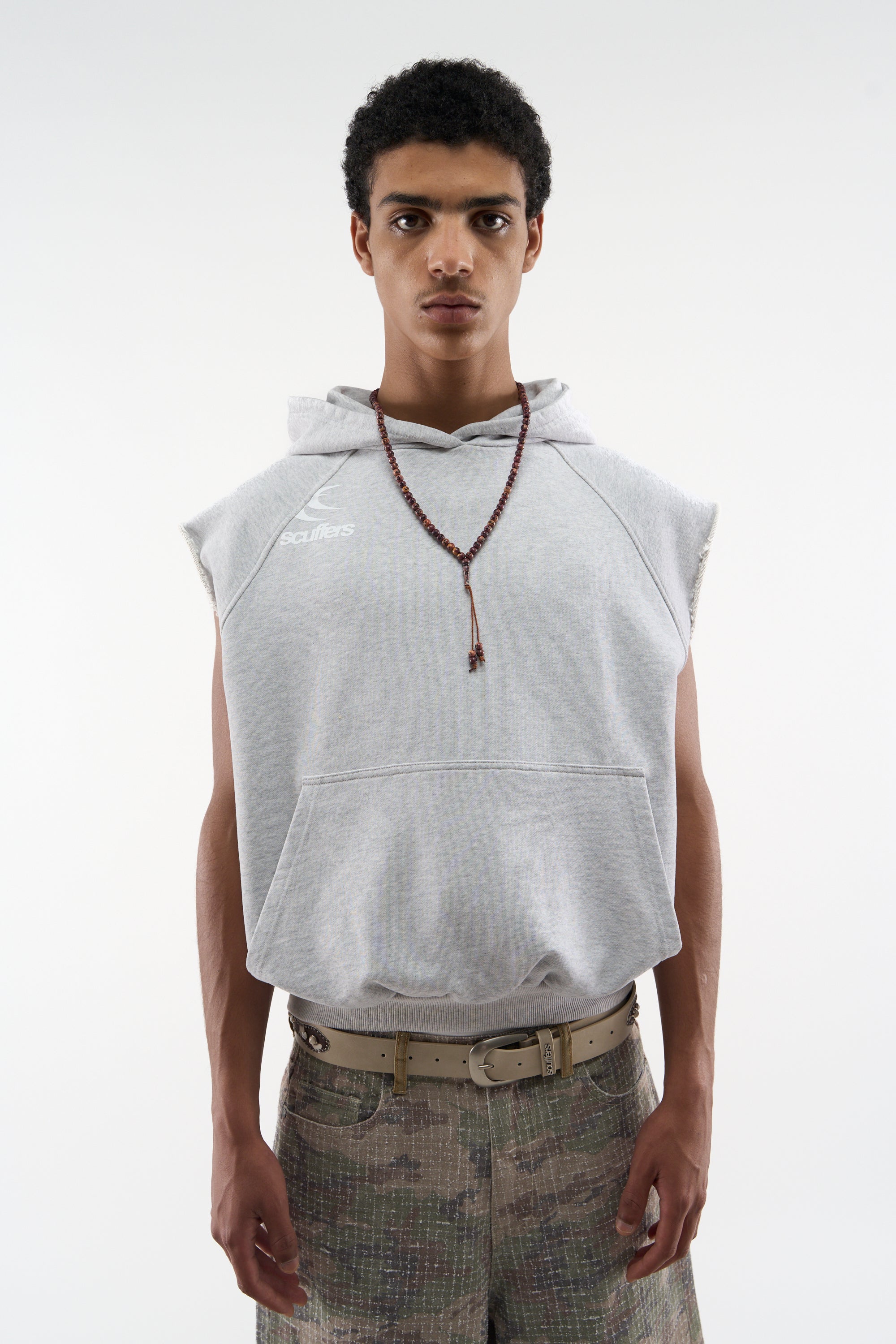 No Gym Grey Melange Hoodie
