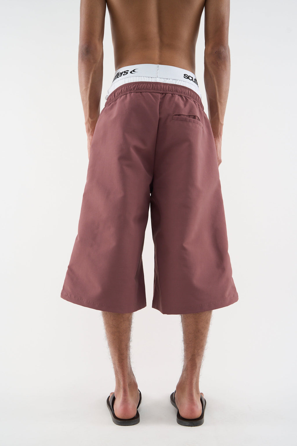 Tech Burgundy Jorts