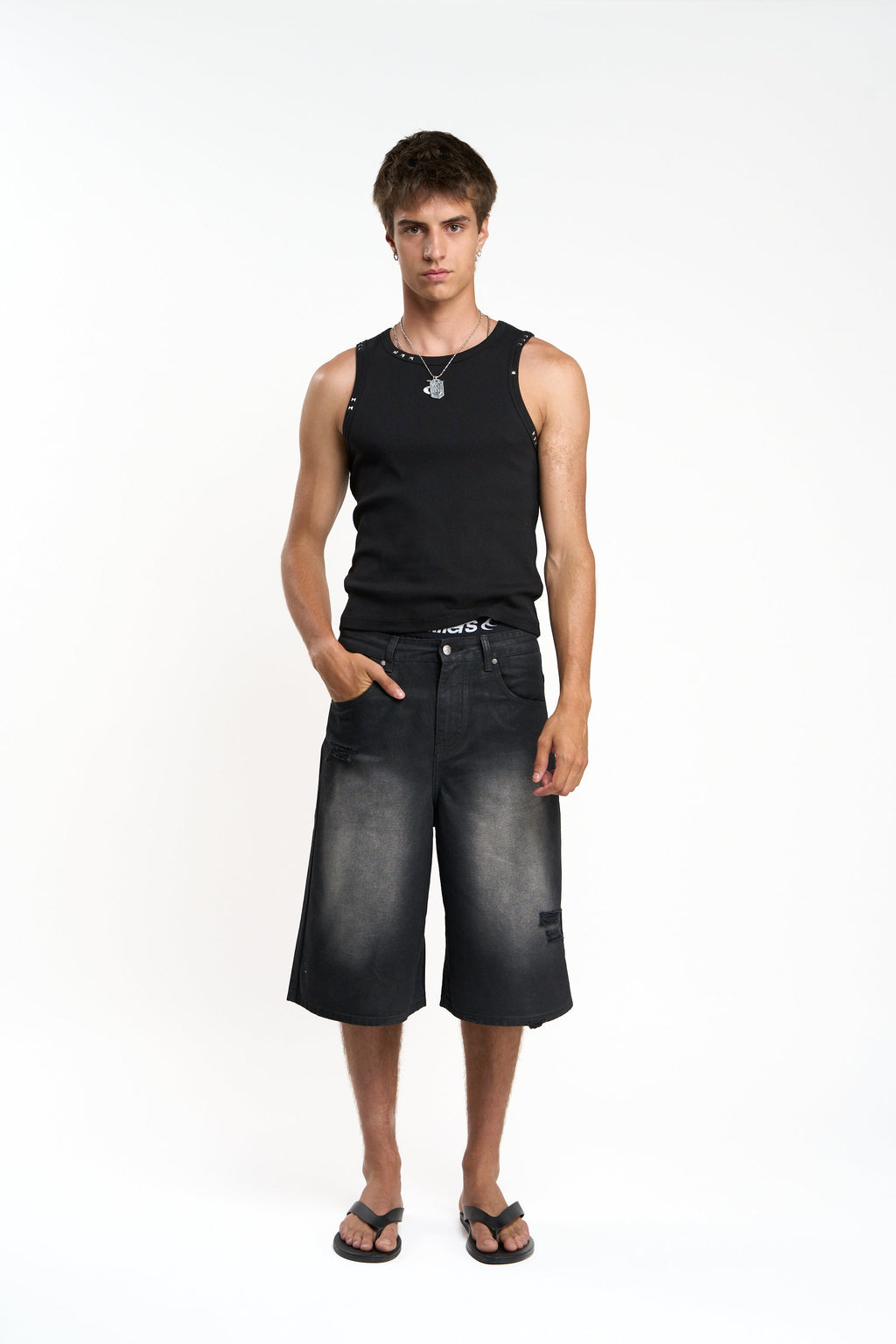Roster Black Jorts