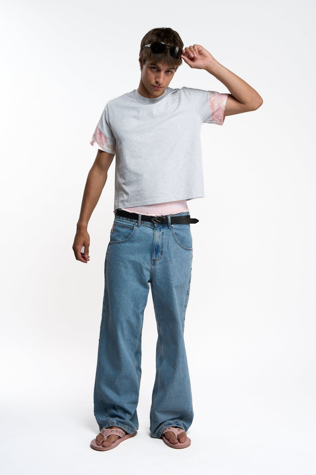 Blur Grey Melange T-Shirt