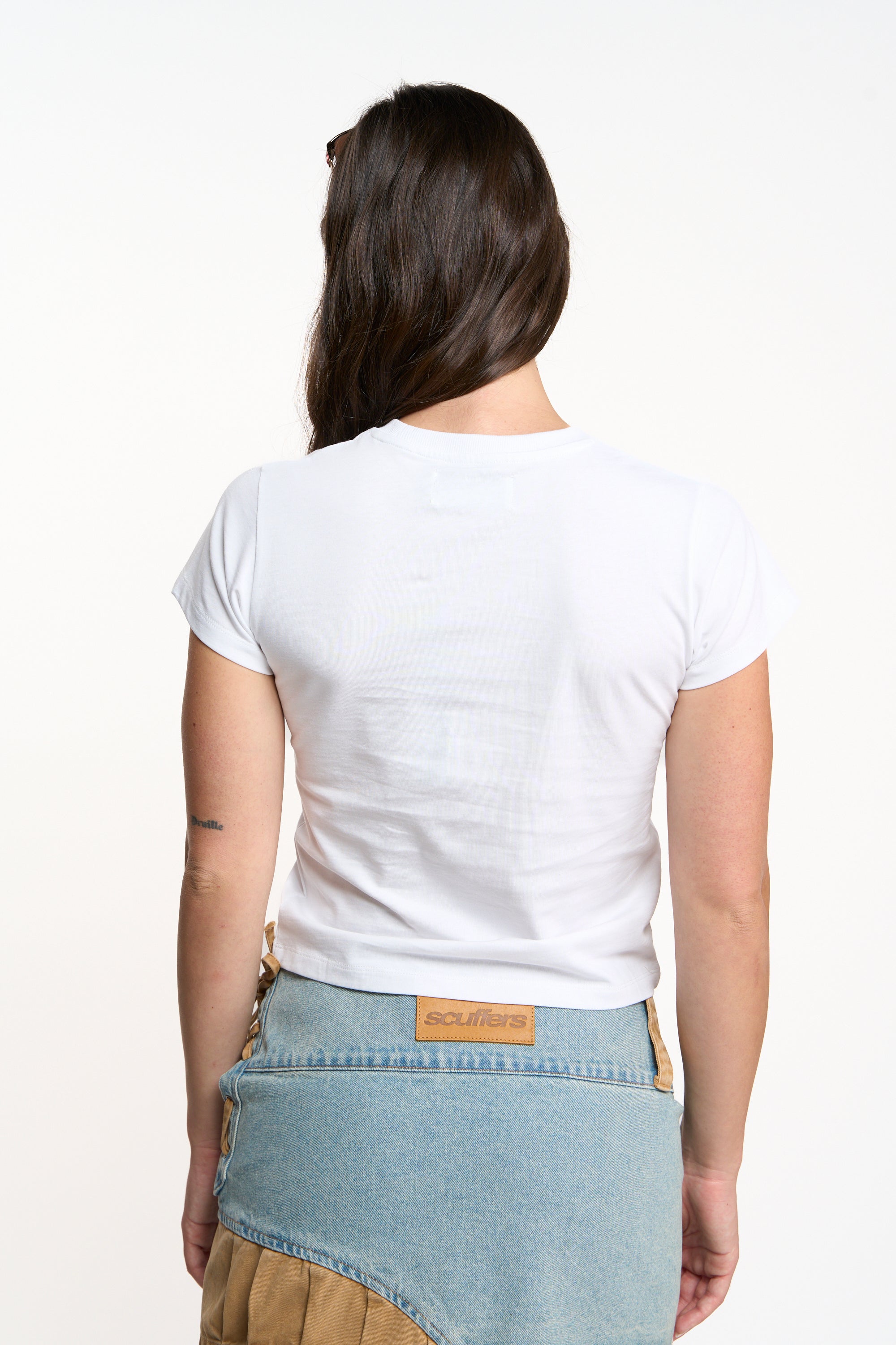 Hole White T-Shirt