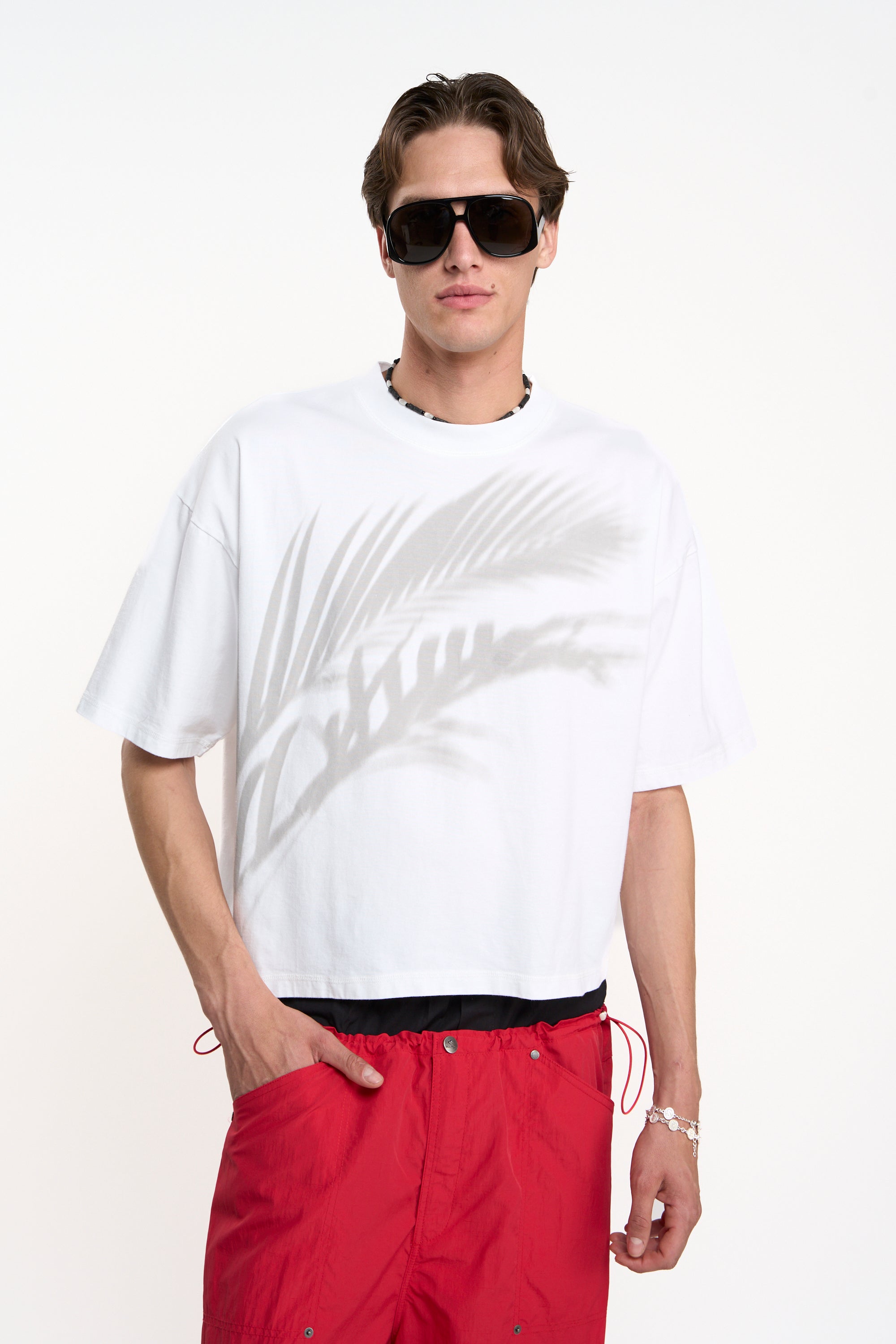Palm Tree White T-Shirt