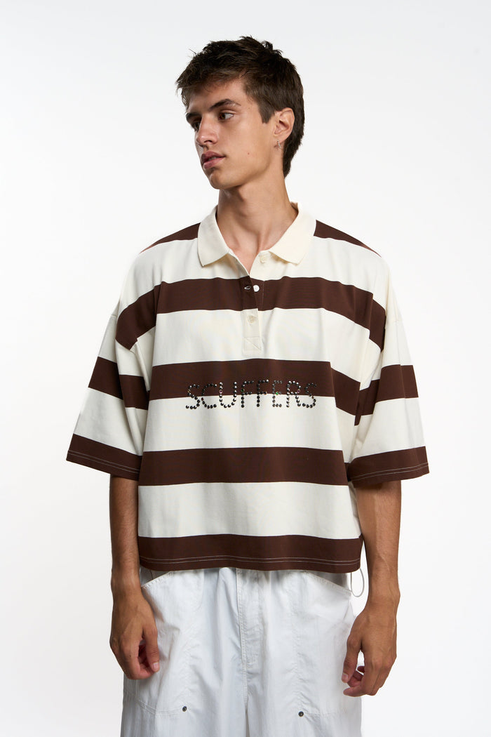 Letter Brown Polo
