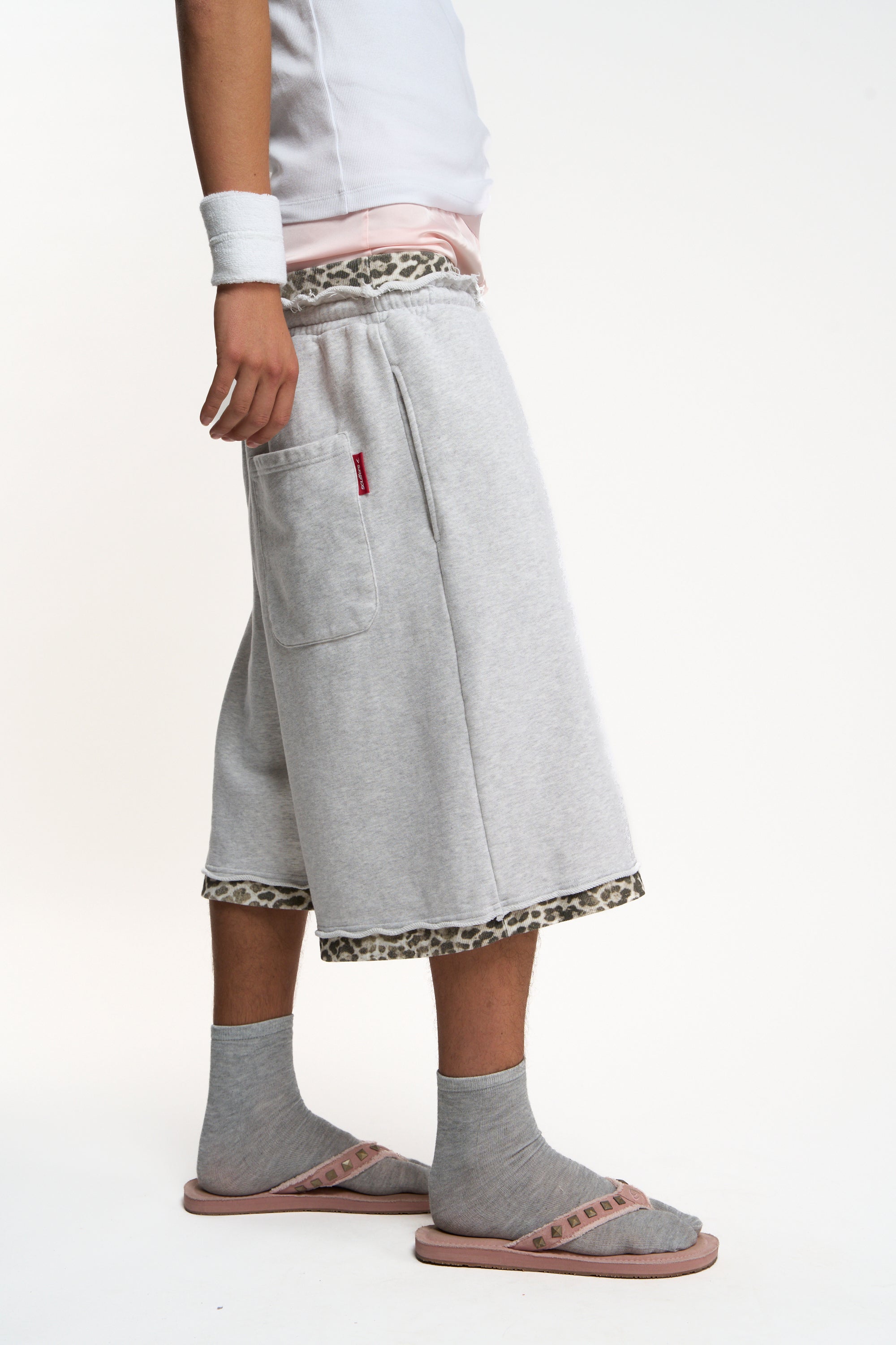 Leo Light Grey Jorts