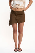 Samanta Brown Skirt