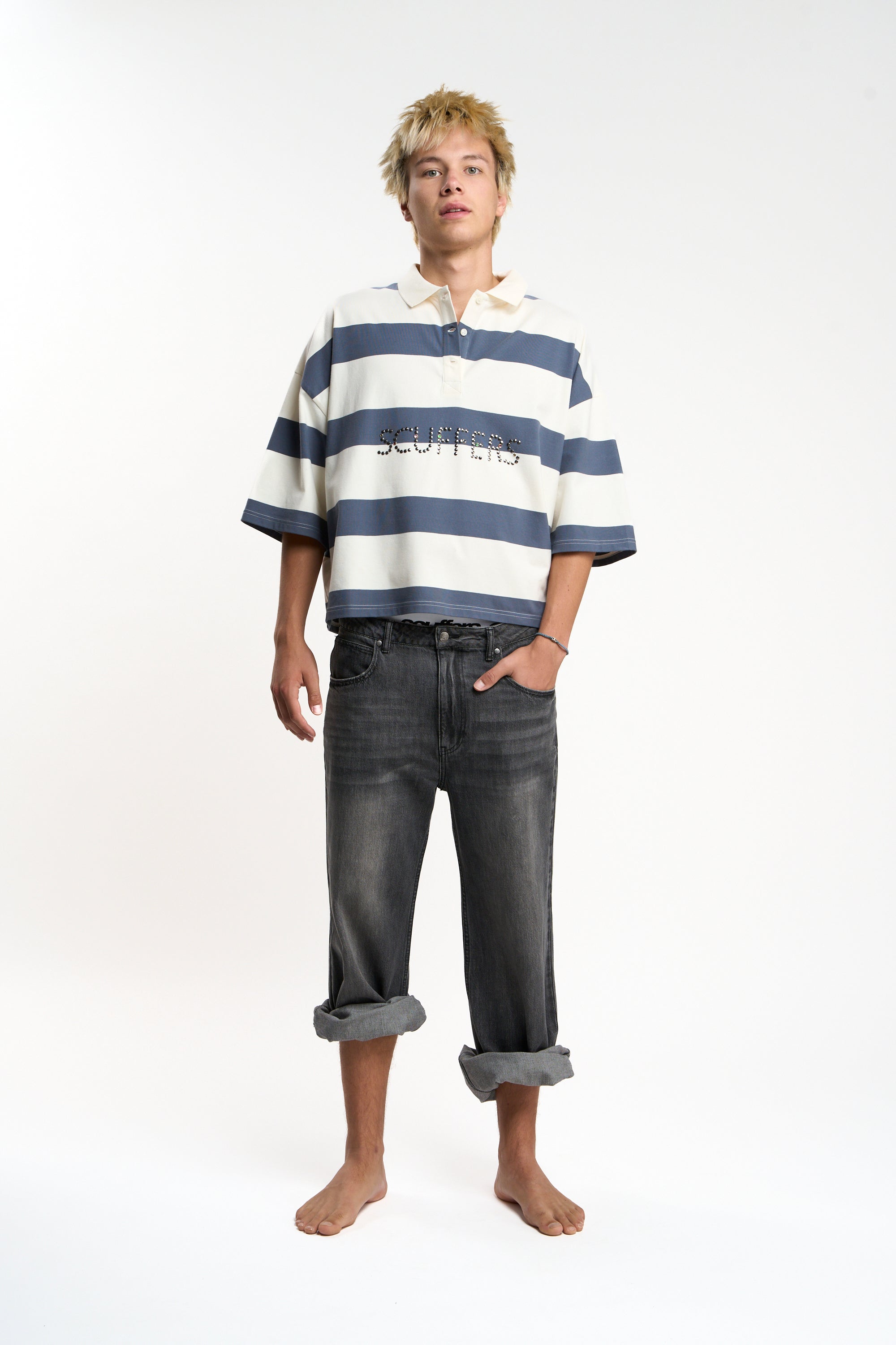 Letter Blue Polo