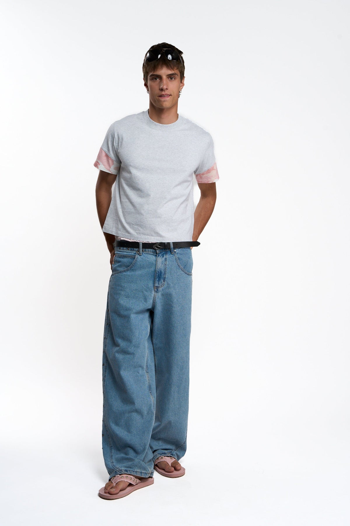 Blur Grey Melange T-Shirt