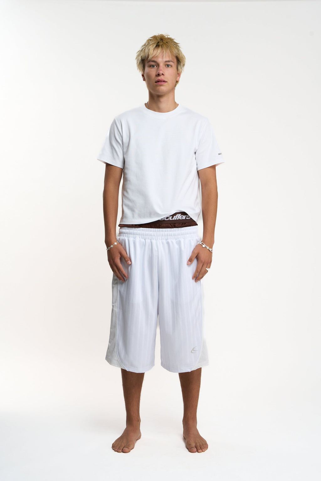 Nacar White Jorts