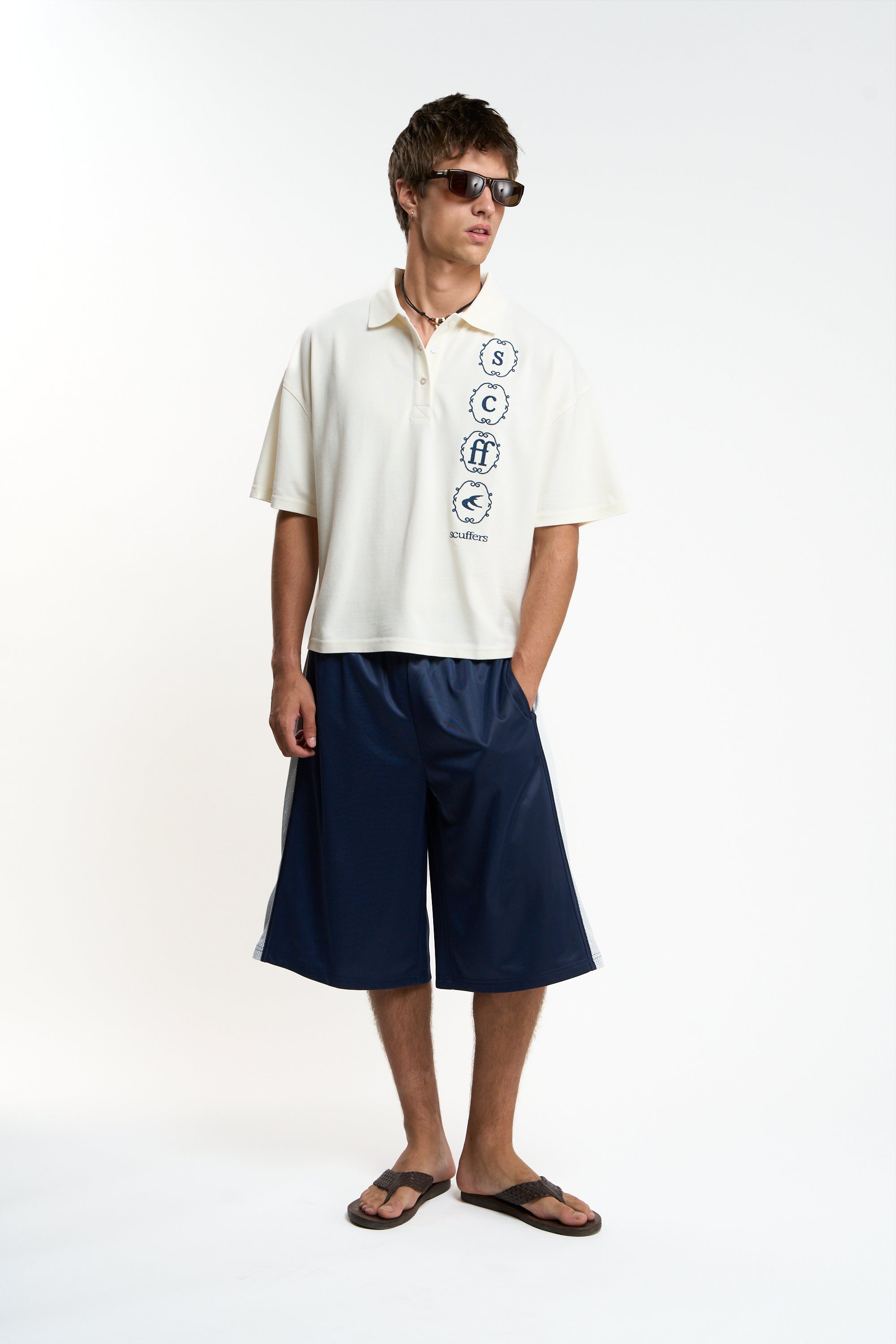 Barcelona White Polo