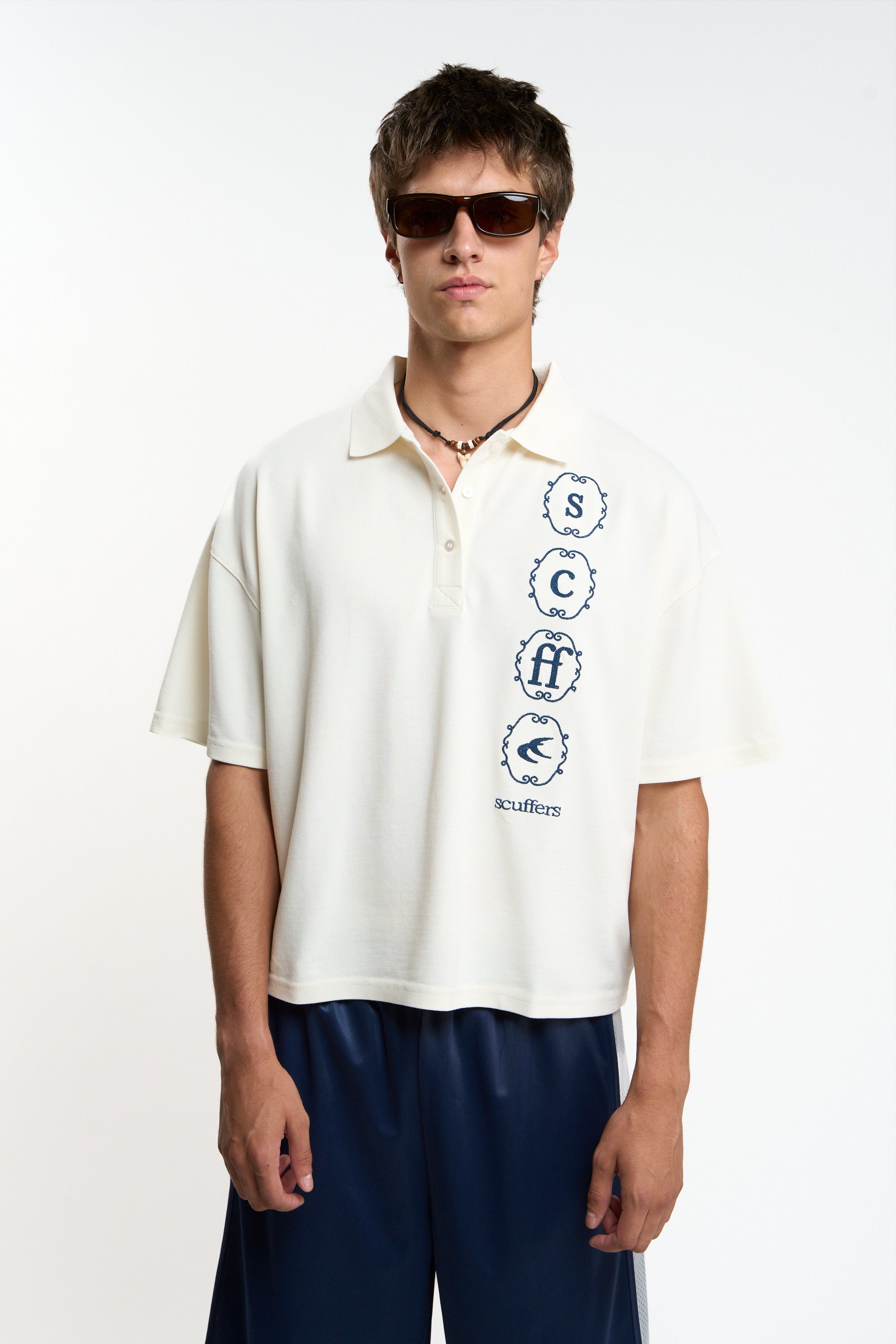 Barcelona White Polo