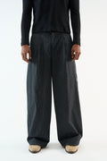 Pinstripe Black Pants
