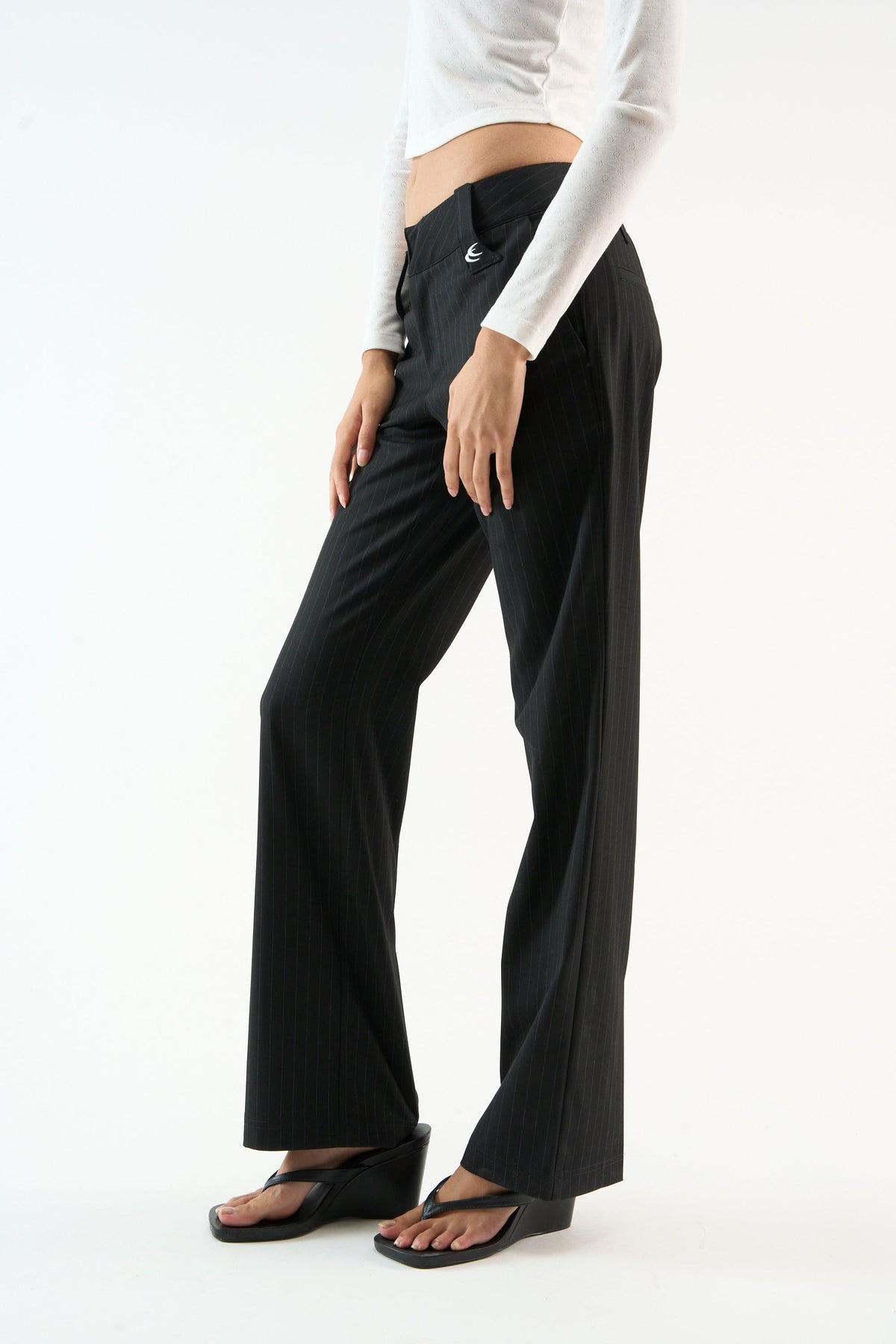 Tailoring Dark Striped Pants