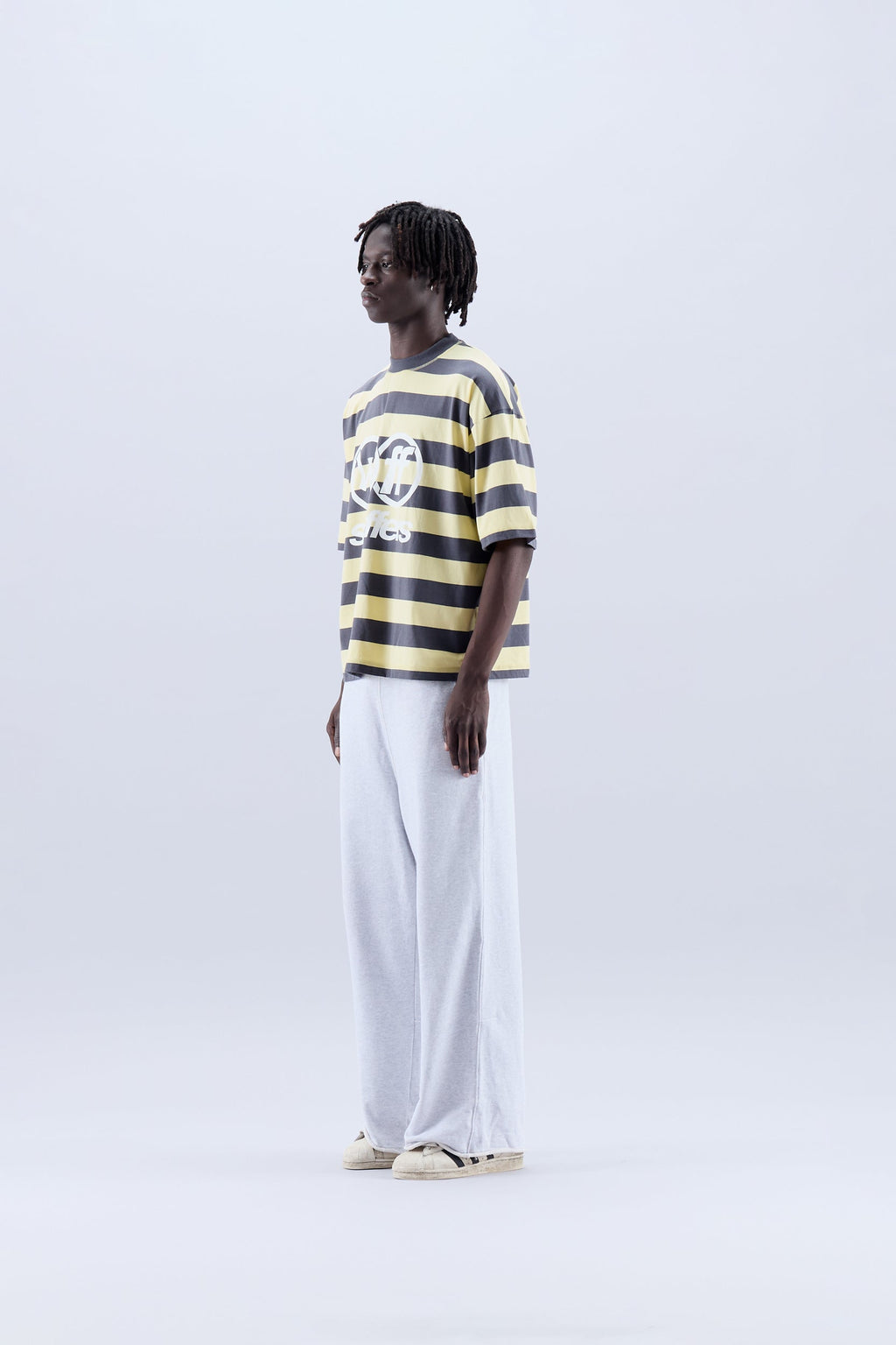Paris Yellow Striped T-Shirt