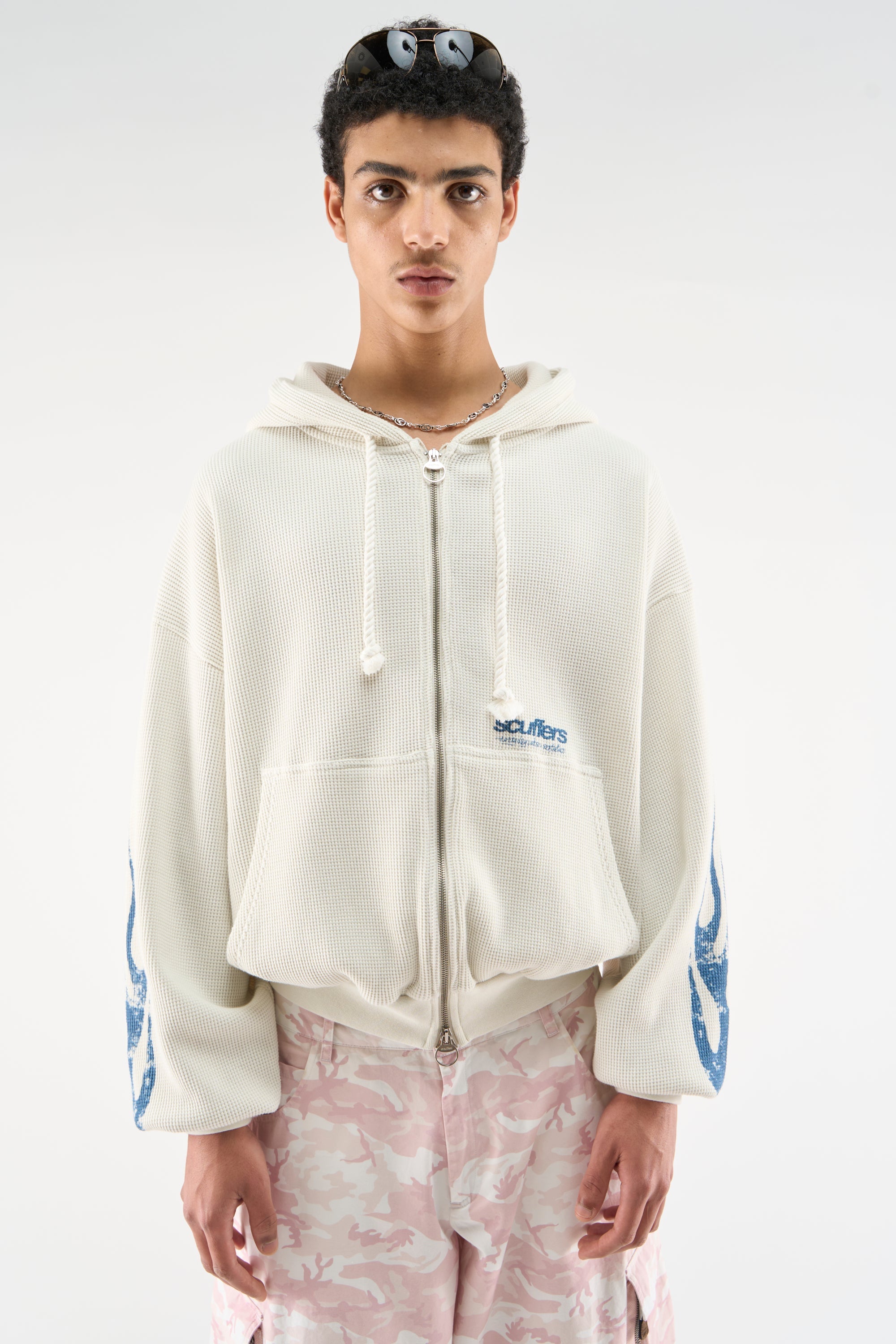 Flame Ecru Zipper