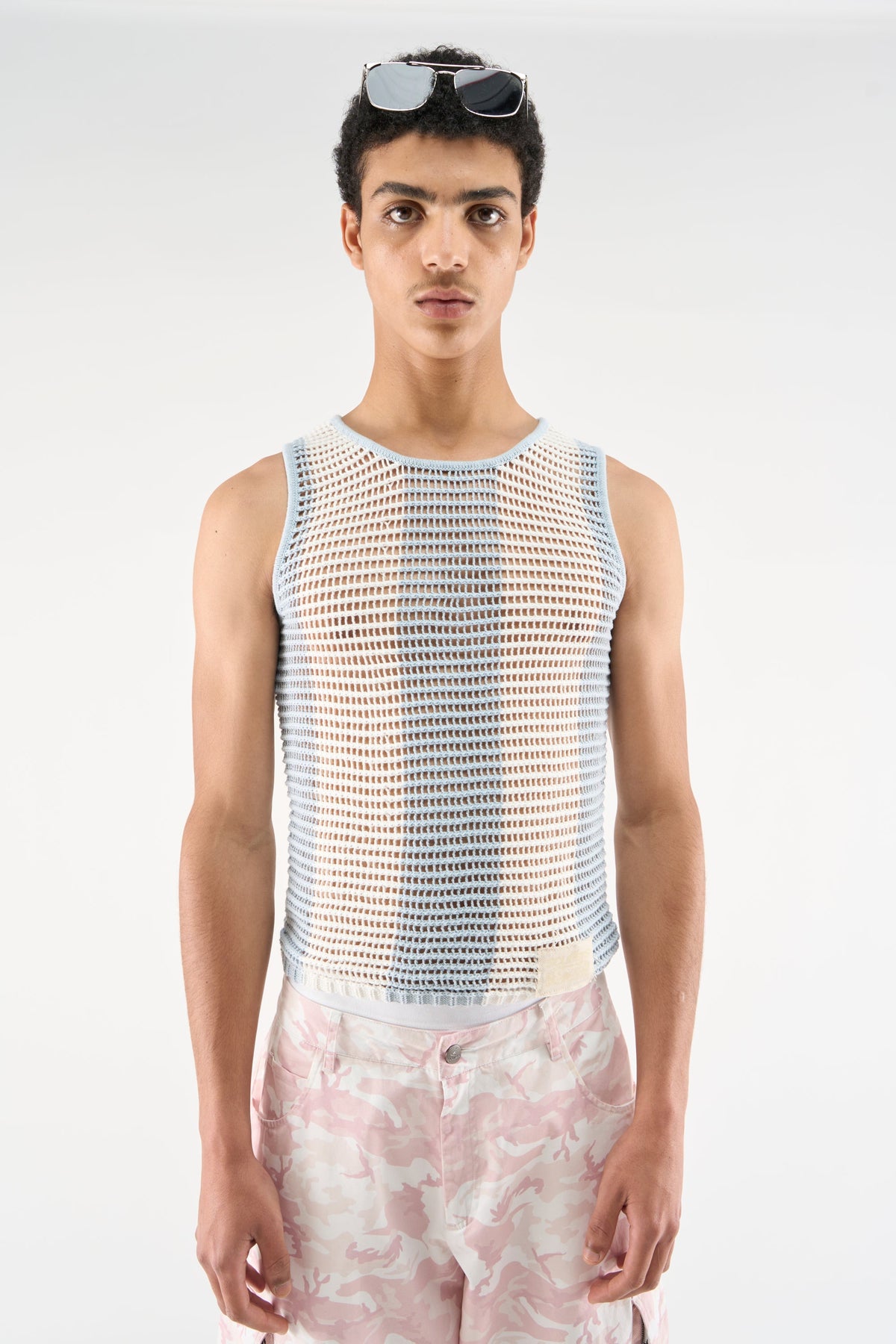 Spider Blue Tank Top