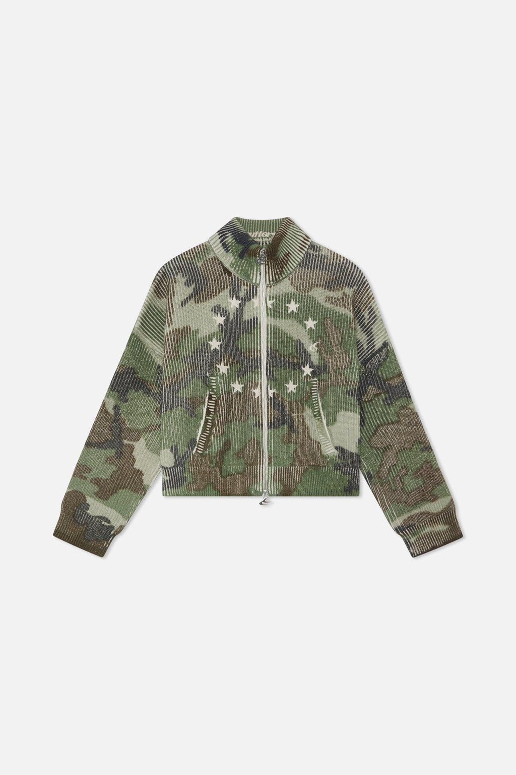 Ea Camo Knit Zipper