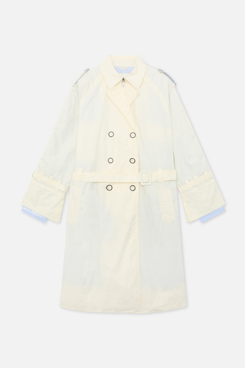 Vichy Ecru Trench Coat