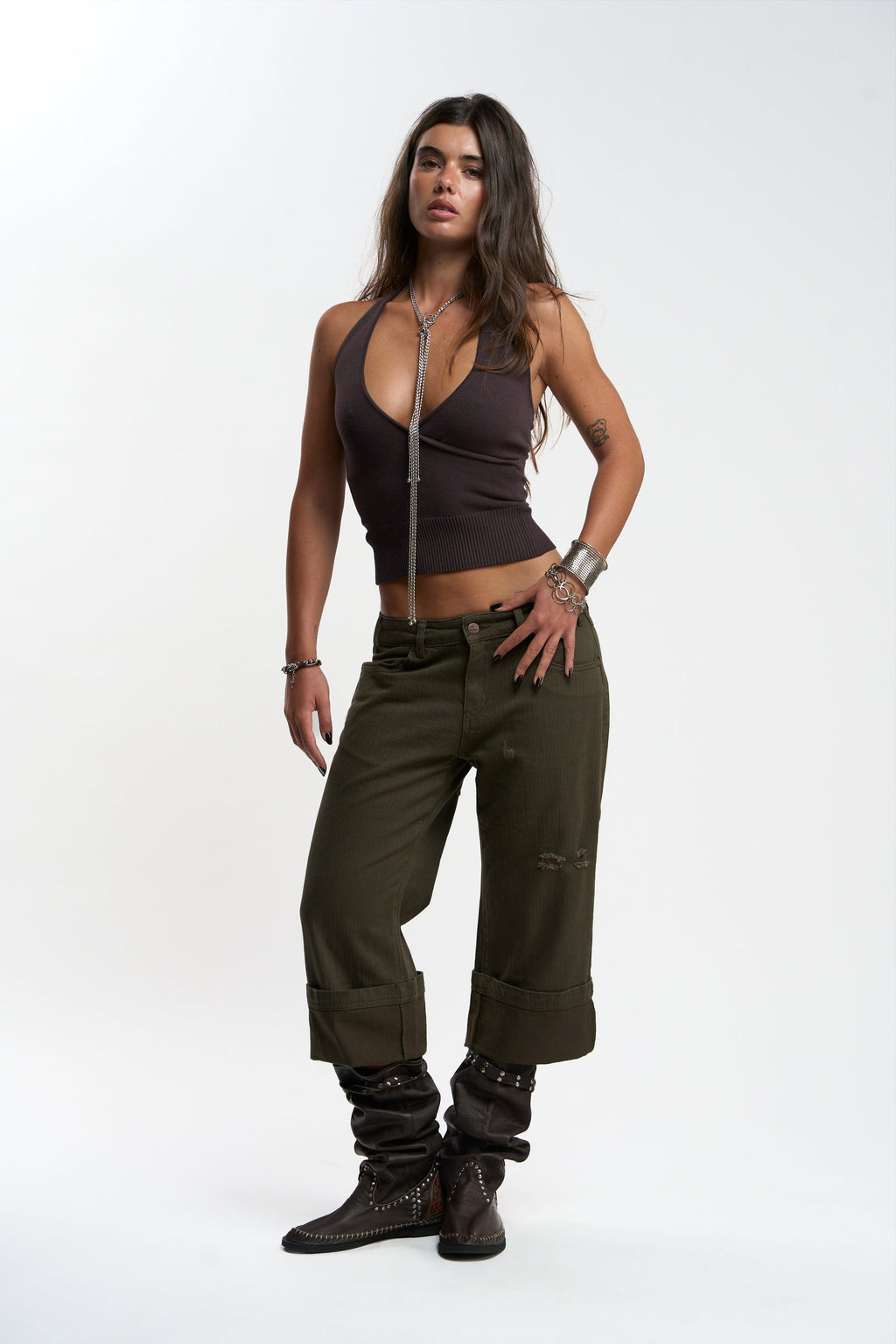 New Capri Green Pants
