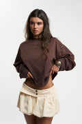 Strass Brown Longsleeve