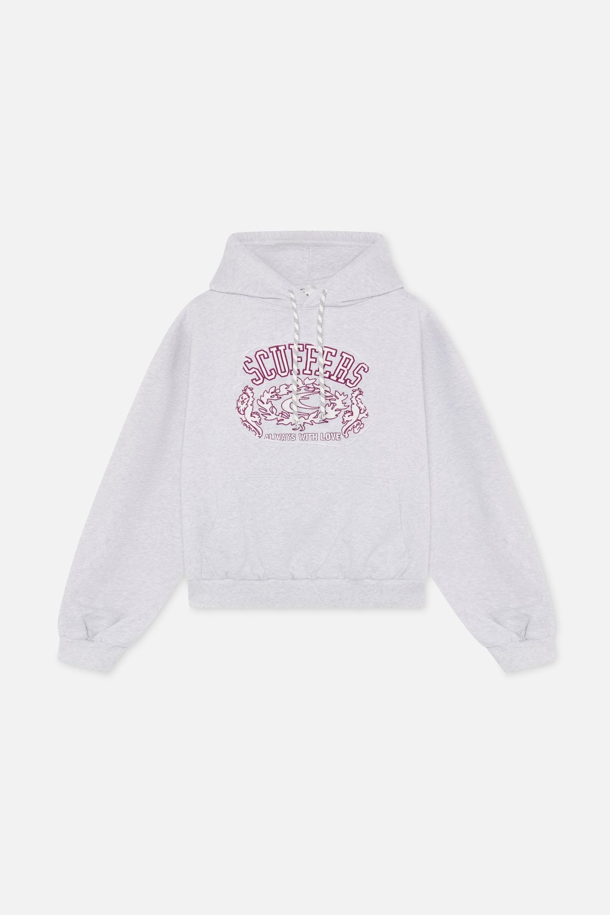Eu Grey Melange Hoodie