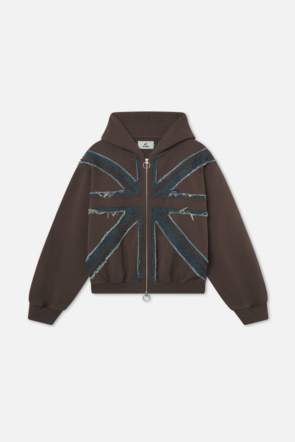 Flag Brown Zipper