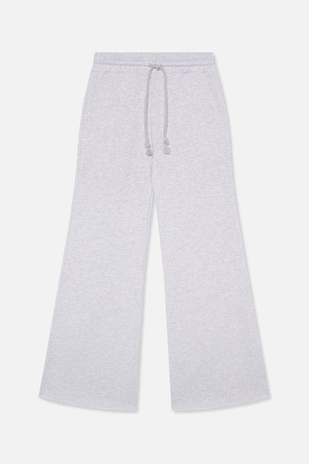 Flared Light Grey Sweatpants