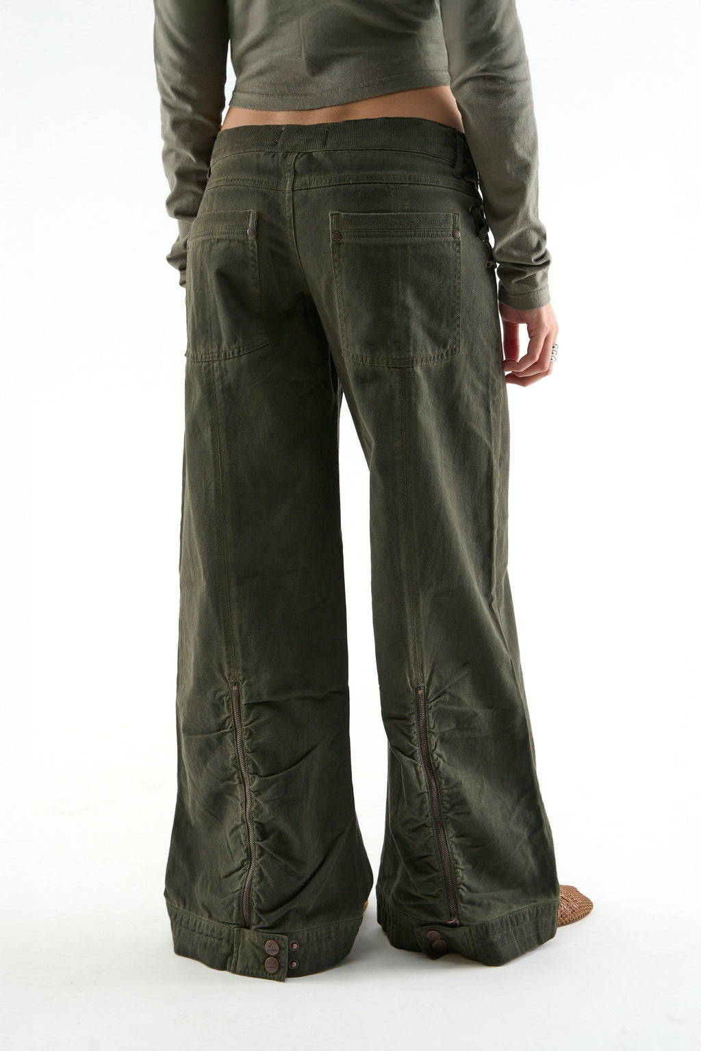 City Dusty Green Pants