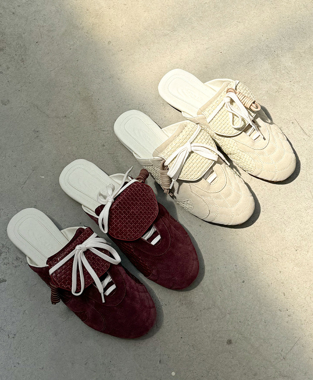 Iconic Mule Ecru Sneaker