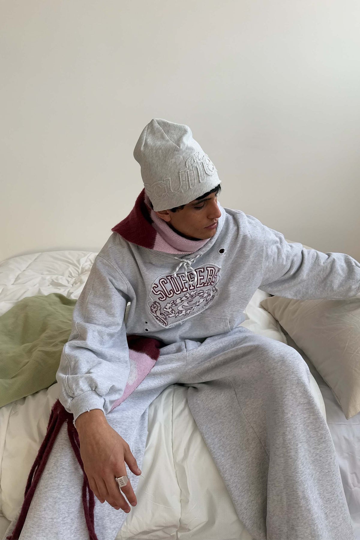 Eu Grey Melange Hoodie