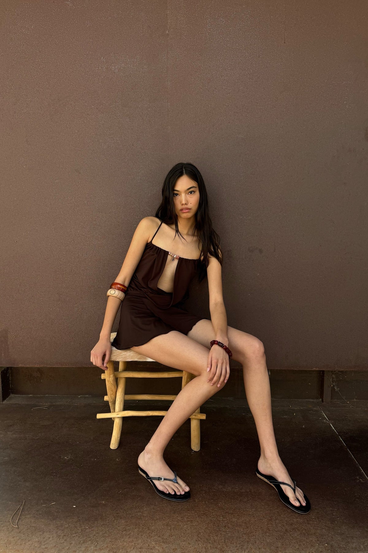 Ade Brown Dress