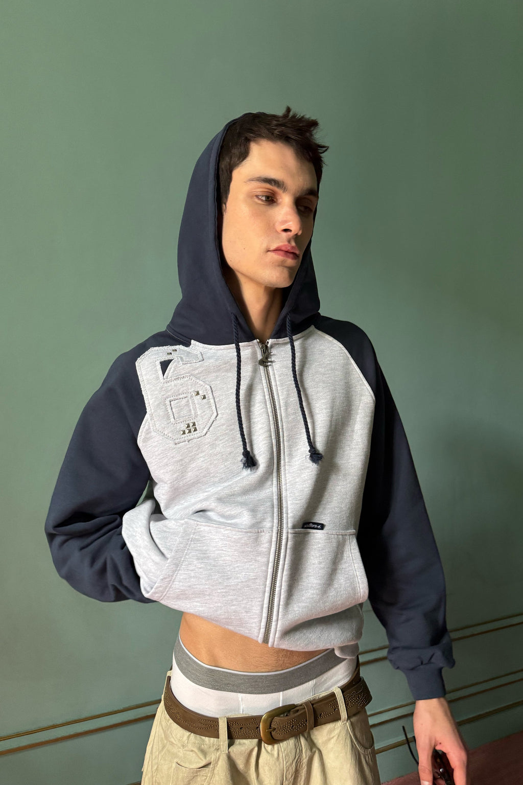 Inside Navy Zipper