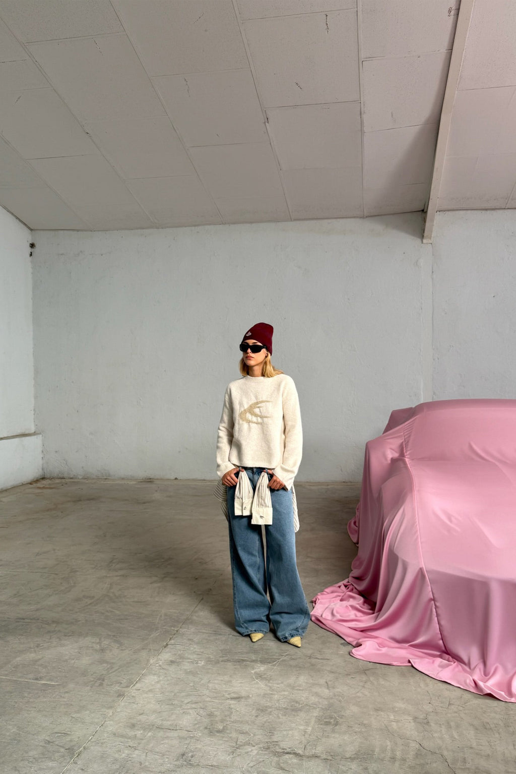 Blend Ecru Knit