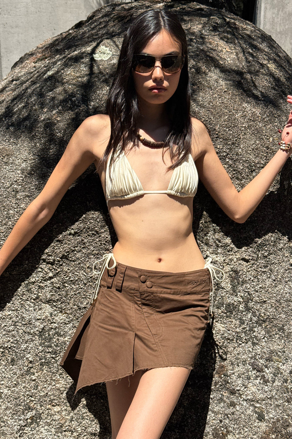 Samanta Brown Skirt