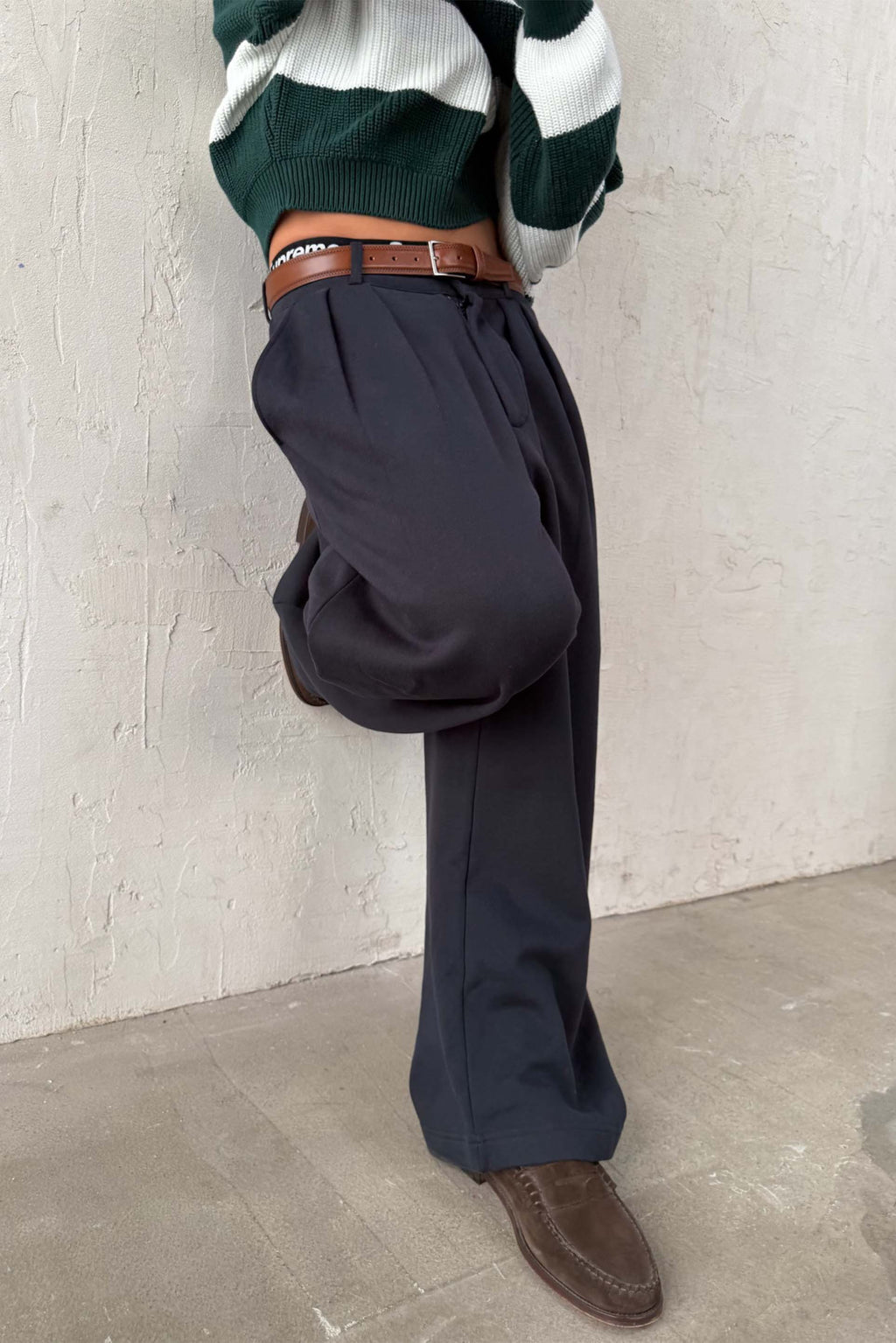 Shell Navy Blue Sweatpants