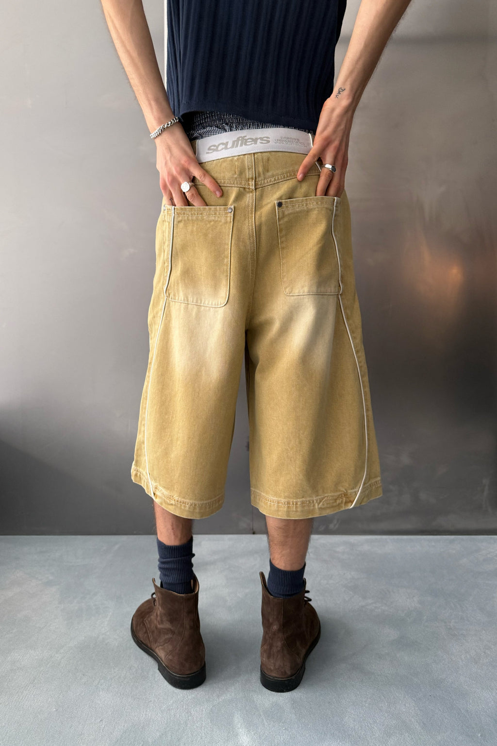 Mowa Yellow Jorts
