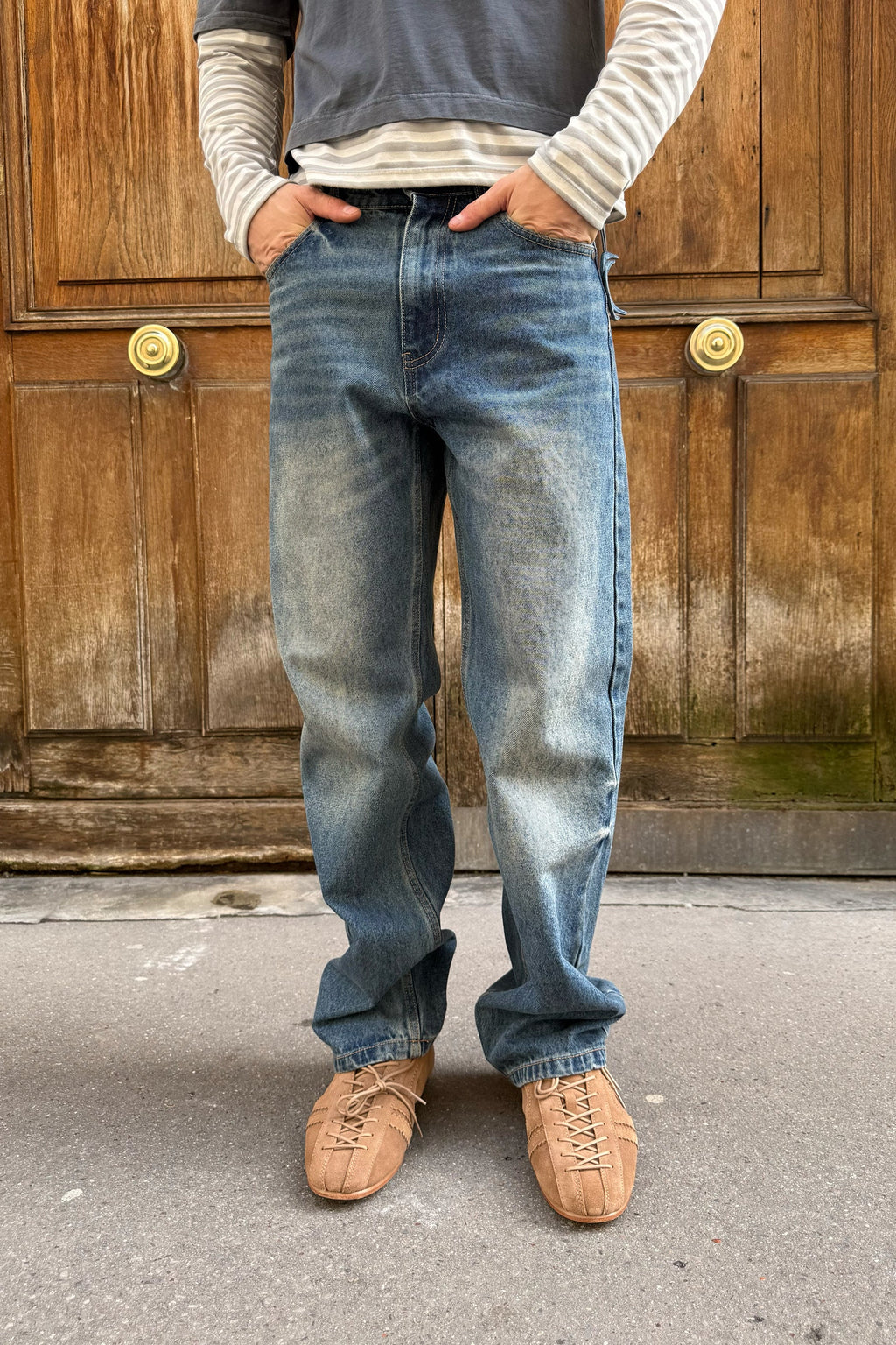 Roll Dark Blue Pants