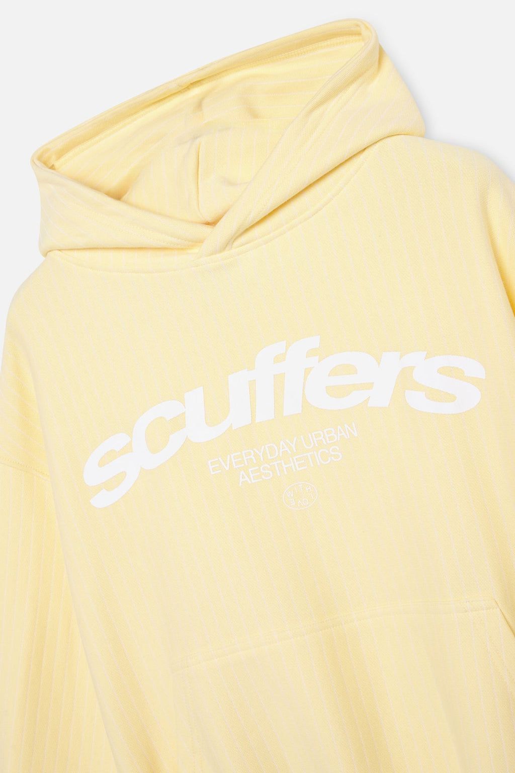 Iconic Yellow Pinstripe Hoodie
