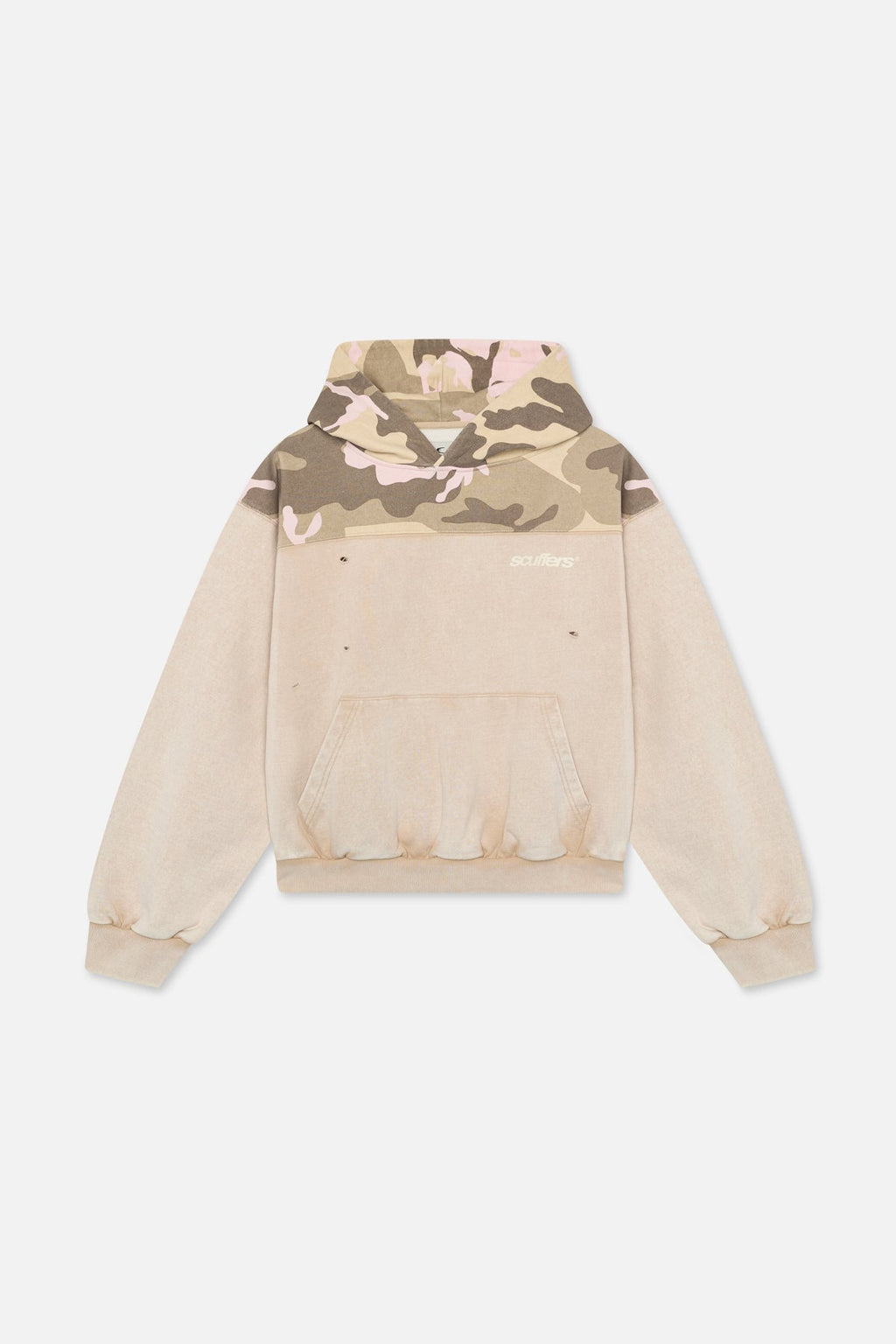 Lizzie Ecru Camo Hoodie