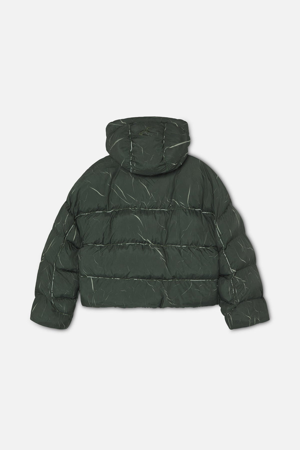 Marble Green Puffer Jacket