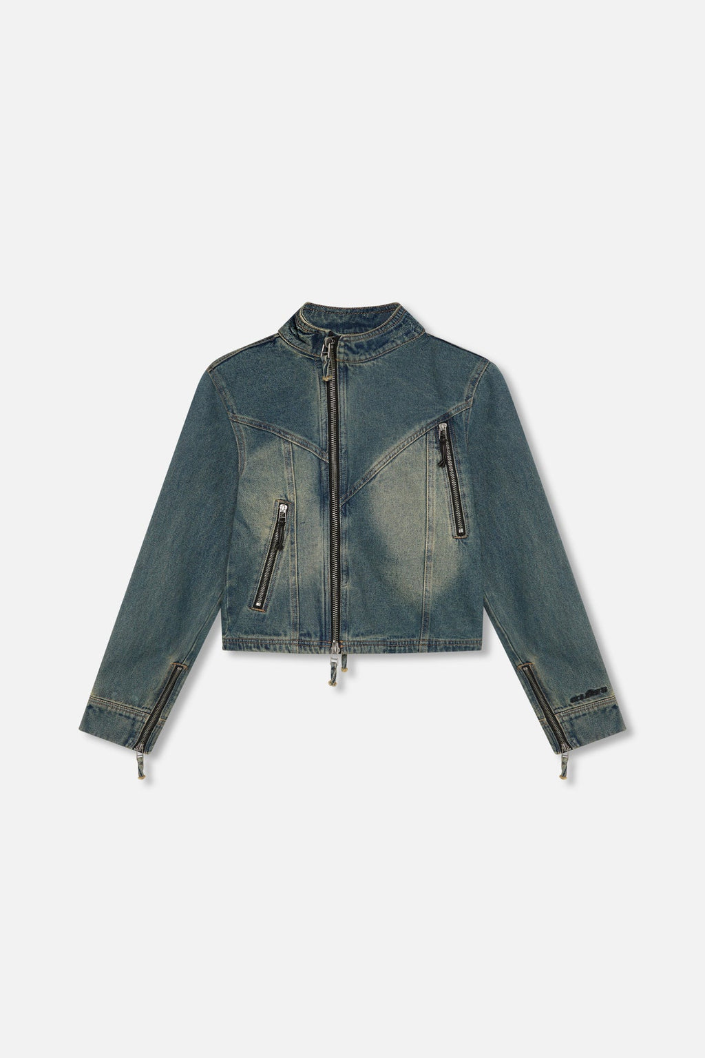 Marlen Washed Blue Jacket