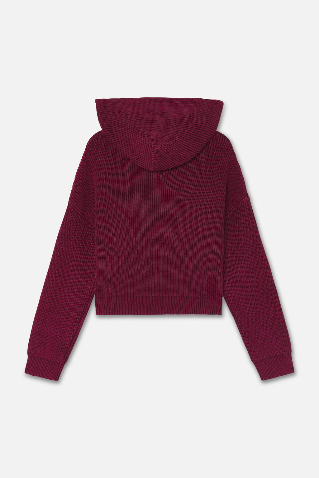 Mayor Burgundy Knit Zipper