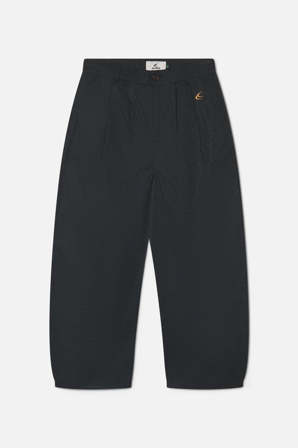 Monogram Shell Black Pants