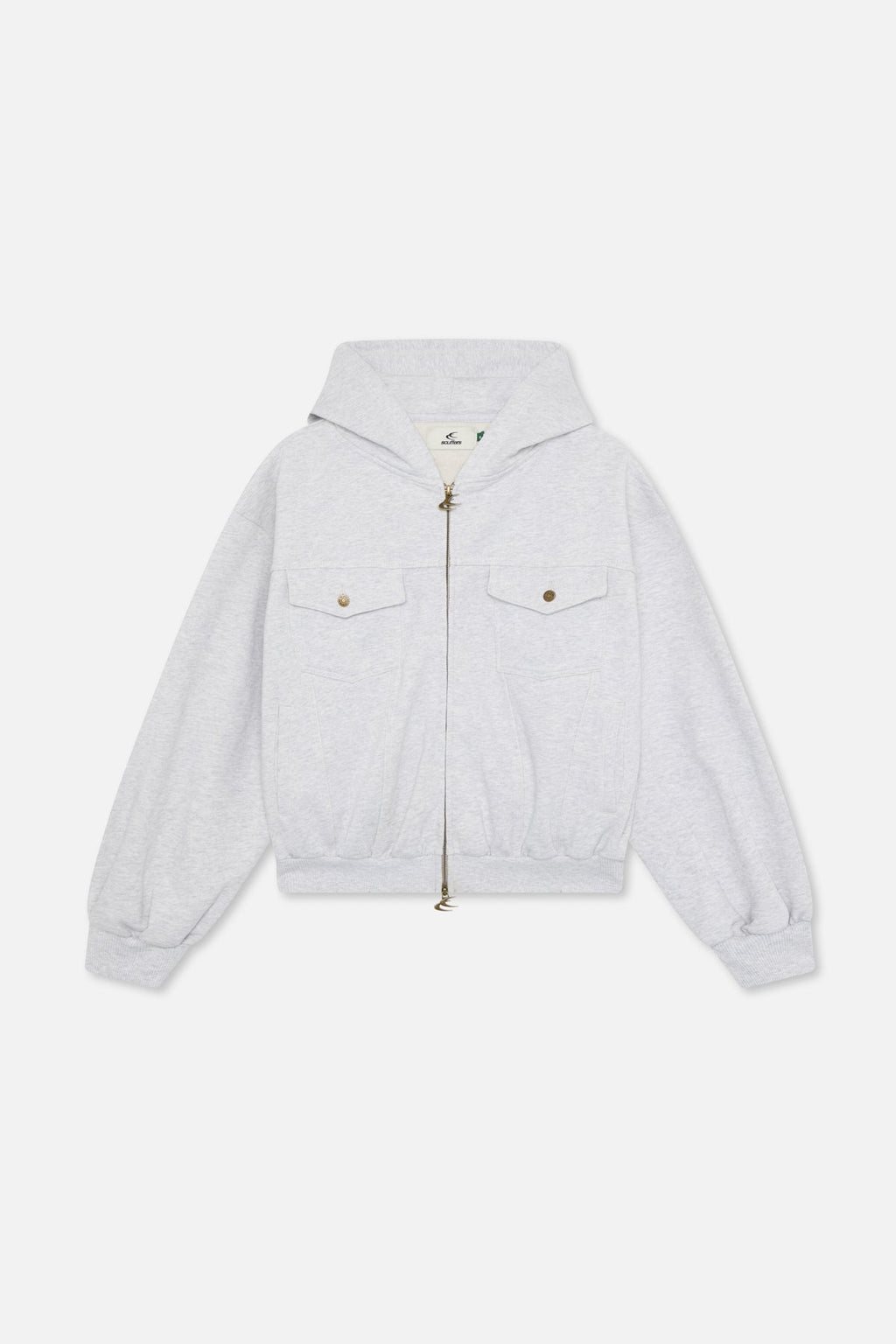 Mourice Light Grey Zipper